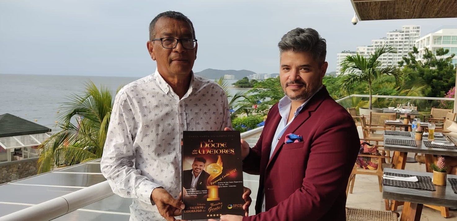 Galardonado como Personaje Caribe 2021 Mario Mata, Director de Mercadeo de Marriott Playa Dormida