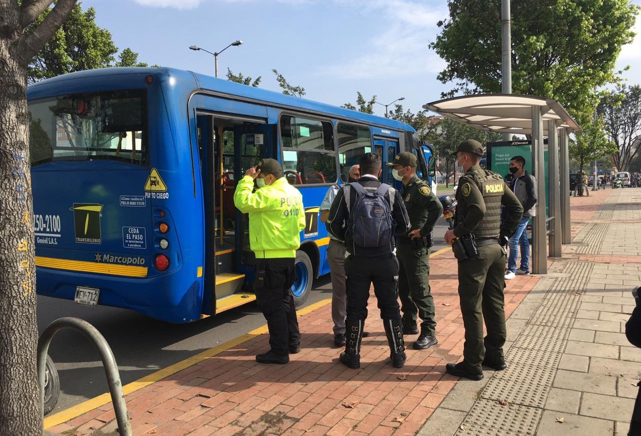 Atraco masivo dentro en un bus del SITP, en el sur de la ciudad