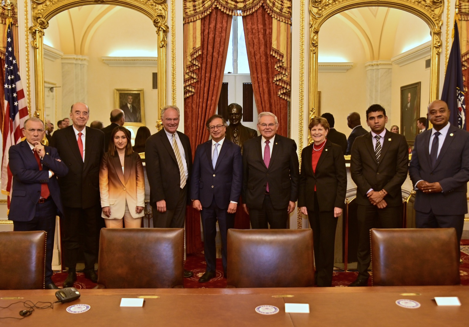 Estos son los temas tratados por el Presidente Gustavo Petro hoy en el Senado de EE.UU