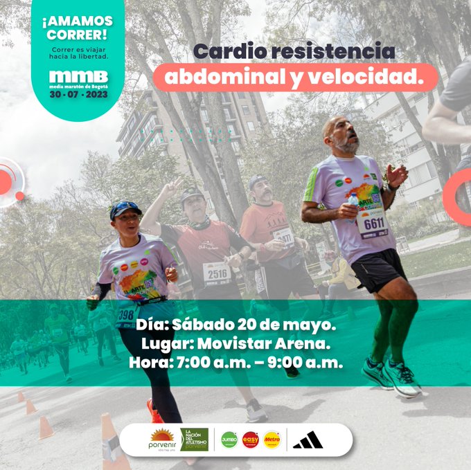 El Instituto Distrital de Turismo será aliado de la media maratón de Bogotá - Twitter