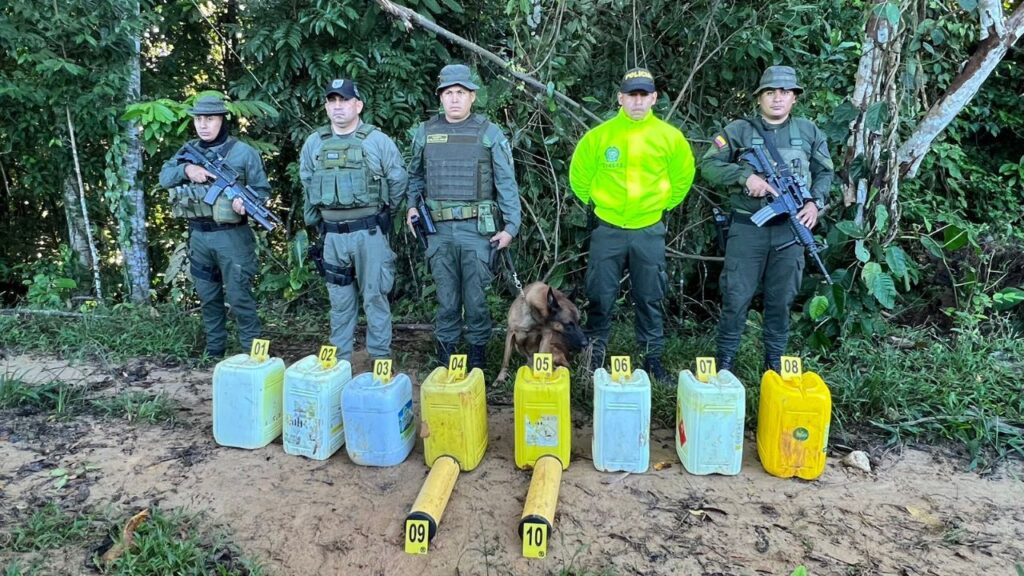 La Policía Nacional incautó importante material de guerra en Caquetá