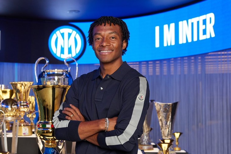 Juan Guillermo Cuadrado fue oficializado como nuevo jugador del Inter - Redes Sociales