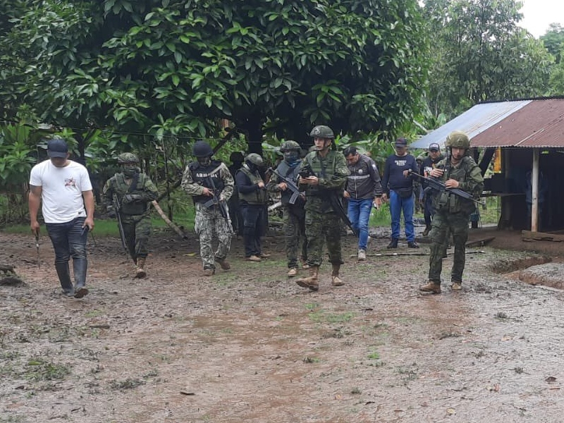 Denuncian incursión del Ejército ecuatoriano en territorio colombiano - Cortesía