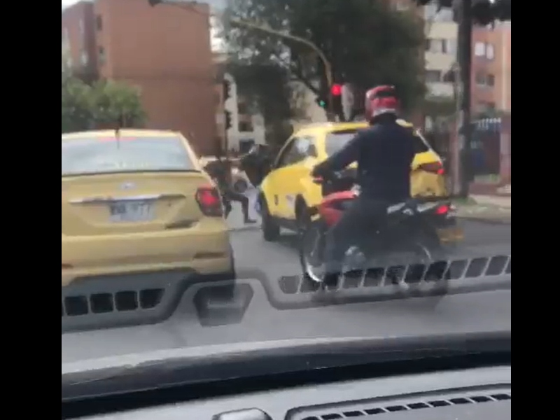 Pánico por robo en el occidente de Bogotá - Captura de video
