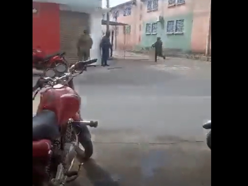 disidencias de las Farc atacaron estación de Policía en Corinto, Cauca - Captura de video