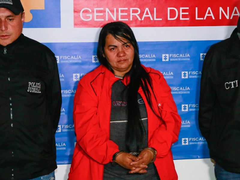 Capturan mujer señalada de llevarle niñas al exparamilitar Hernán Giraldo - Cortesía