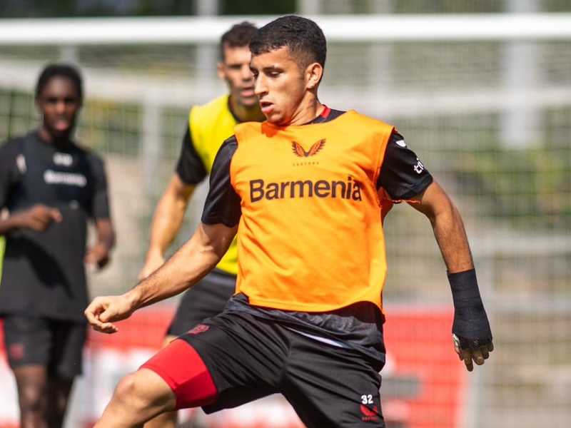 Gustavo Puerta está listo para su debut con el Leverkusen - Redes Sociales