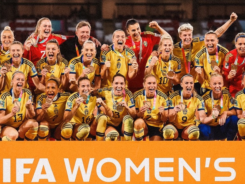 Suecia se quedó con el tercer puesto del Mundial Femenino - Cortesía