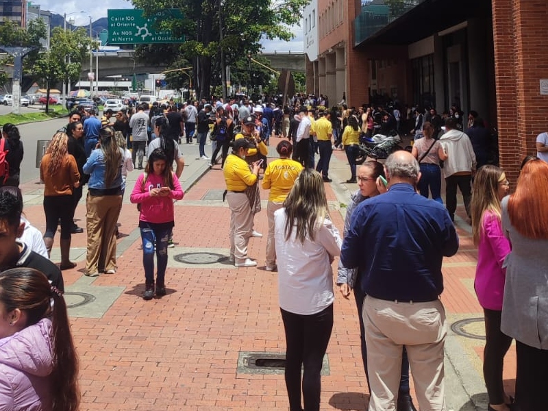 Fuerte temblor sacudió Bogotá y la zona Andina - Cortesía