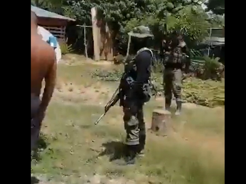 Ejército separó a 10 militares de su cargo por agresión a campesinos en Tierralta - Captura de video