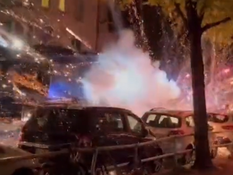 65 policías resultaron heridos en manifestación propalestina en Berlín - Captura de video