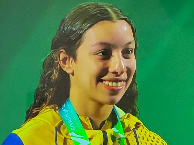 La colombiana Sofía Cárdenas, Campeona en los Juegos Mundiales de Combate 2023 - Captura de video