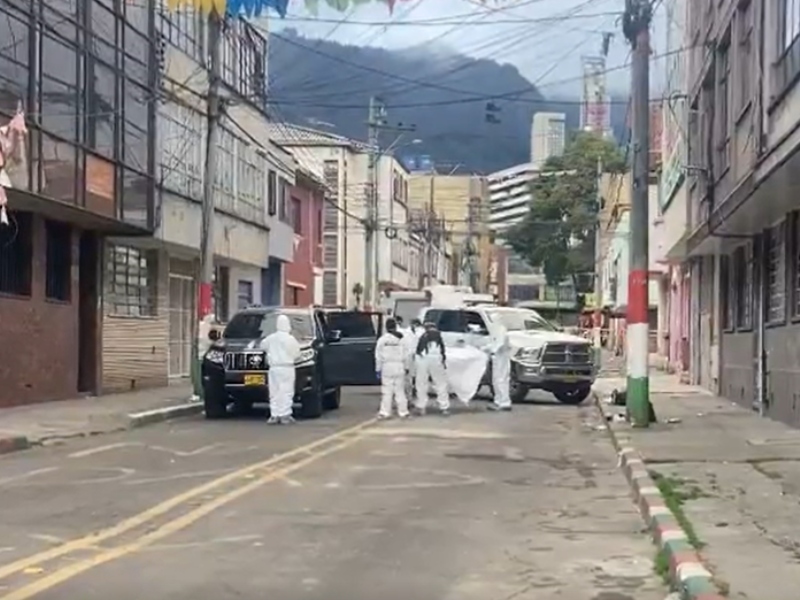 Hombre fue ultimado a tiros en el centro de Bogotá; tenía antecedentes por homicidio - Captura de video