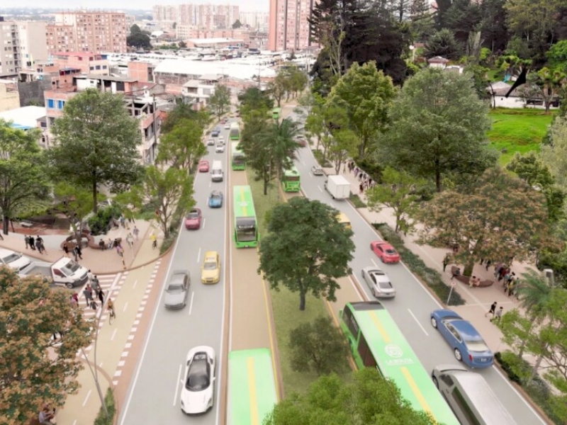 IDU adjudicó los contratos para las obras del Corredor Verde por la Carrera Séptima - Google