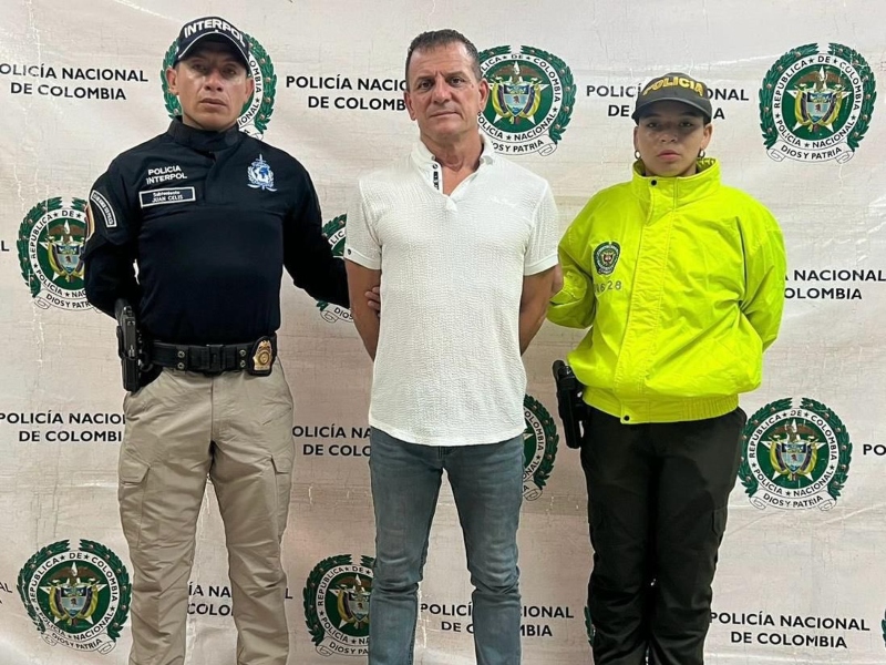 Massimo Gigliotti, poderoso capo de la mafia italiana, fue capturado en Colombia - Cortesía