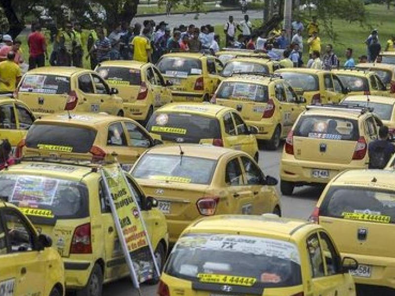 Horarios y puntos de encuentro del paro de taxistas este miércoles en Bogotá - Google