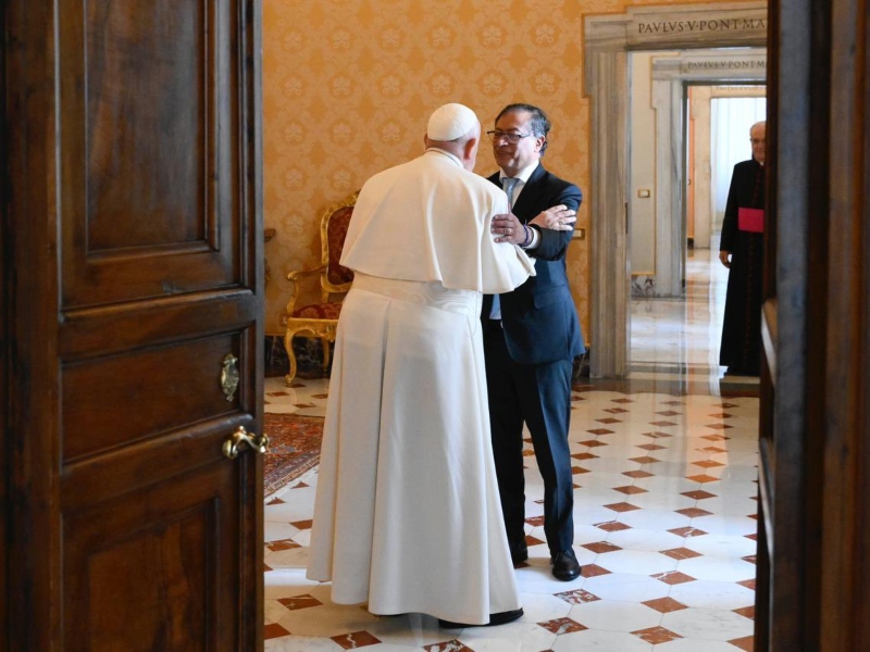 Presidente Petro se reunió con el Papa Francisco y le hizo una propuesta - Cortesía