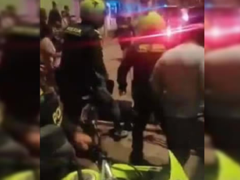 Policías fueron heridos en Soacha; millonaria recompensa por responsables - Captura de video