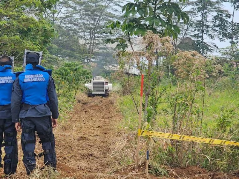 Inició el desminado humanitario en La Uribe, Meta, tras 40 años de conflicto - Cortesía