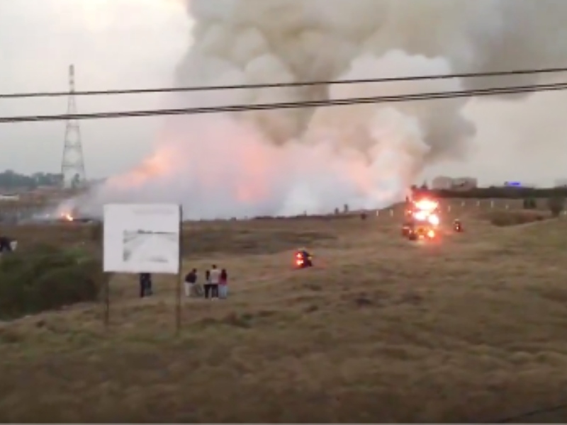 Bomberos lograron controlar el grave incendio que se presentó en Bosa - Captura de video