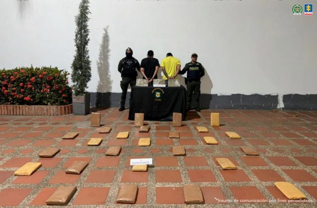 Cárcel para dos hombres que transportaban 26,5 kilos marihuana en Yopal.