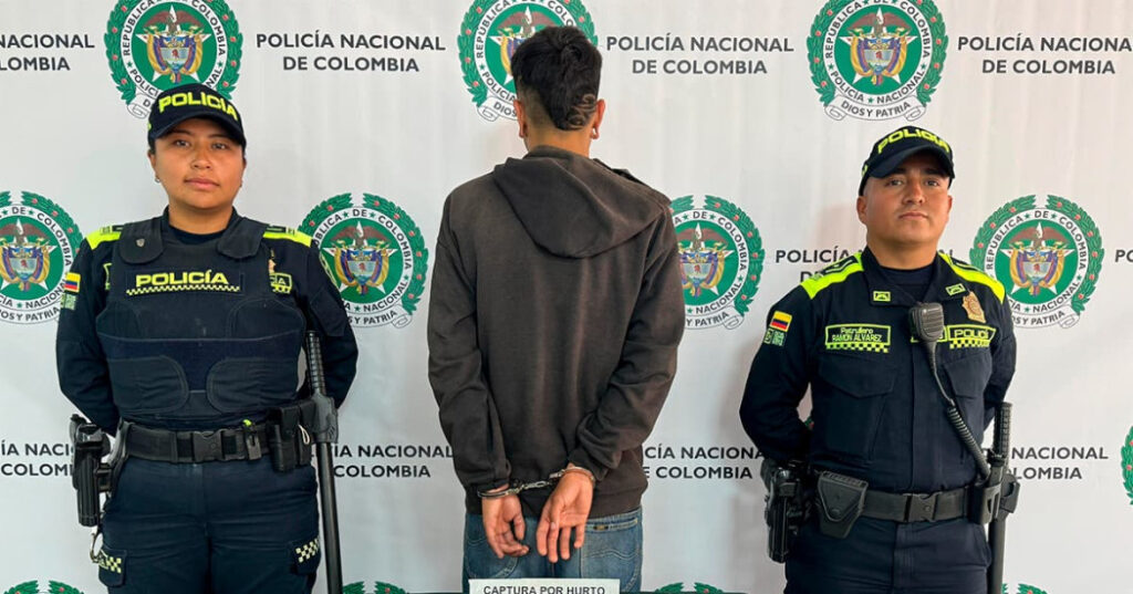 Policía capturó a un hombre que hirió a un estudiante por hurtarle su celular.