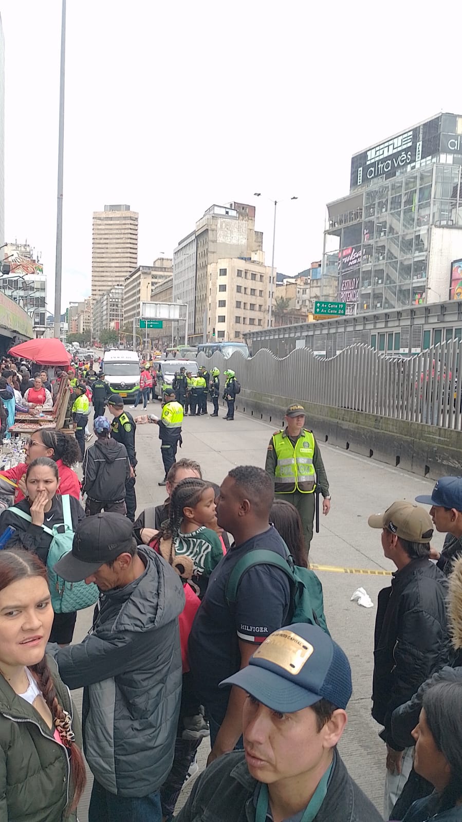 Es critico el estado del Policía herido en hecho de sicariato hoy en San Victorino.