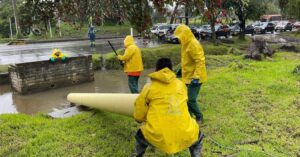 PMU en autopista Norte continúa activo para monitorear emergencias por lluvias.