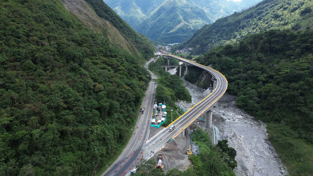 A finales de enero de 2025 entrará en servicio el viaducto del km 58 en el corredor Bogotá–Villavicencio.