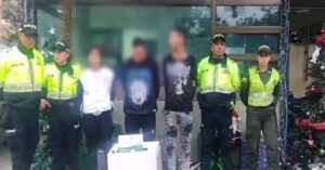 Tres capturados por hurtar a sus víctimas simulando vender bolsas de basura.