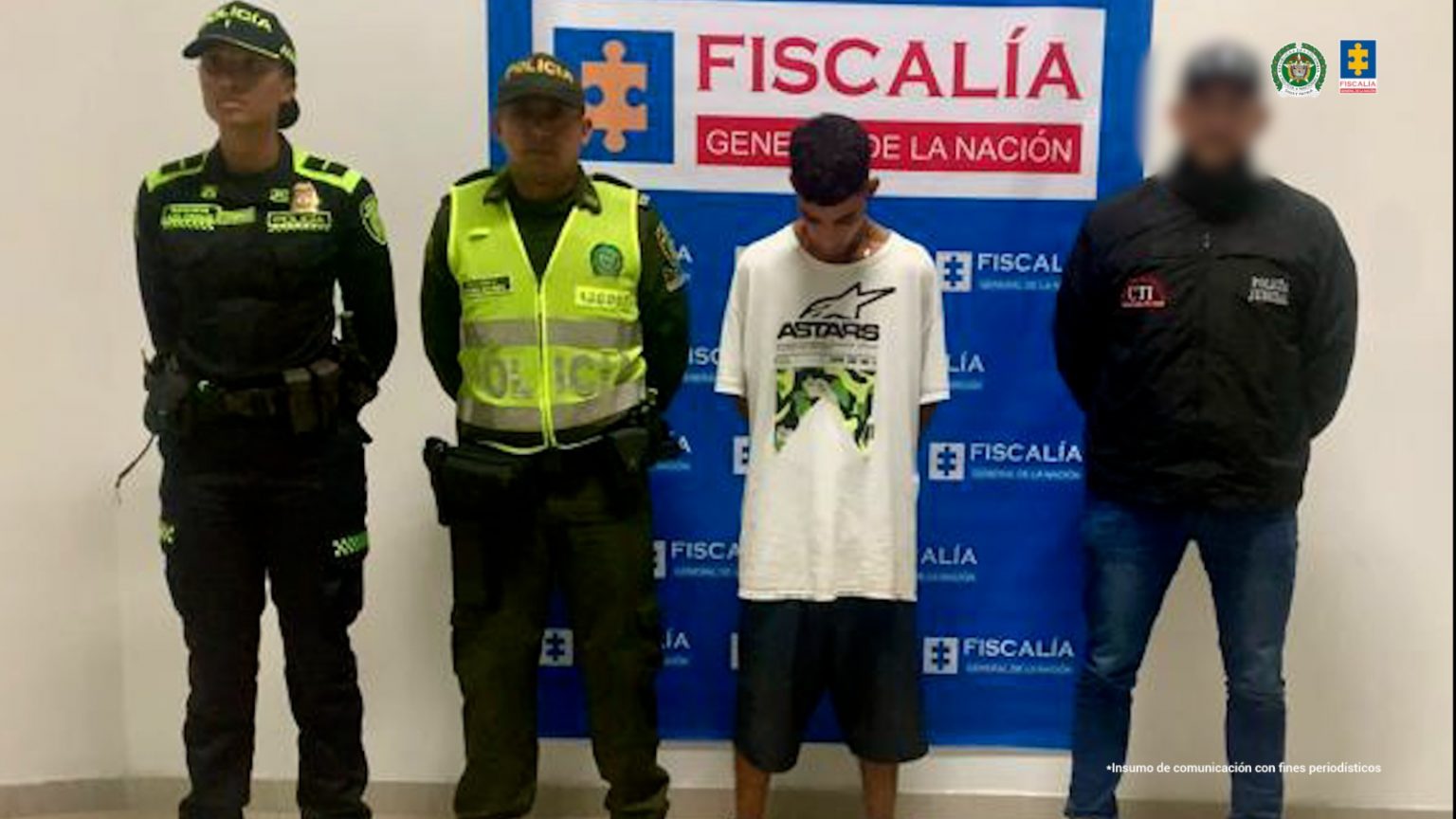 Asegurado un hombre que habría participado en un homicidio ocurrido en Puerto Caldas