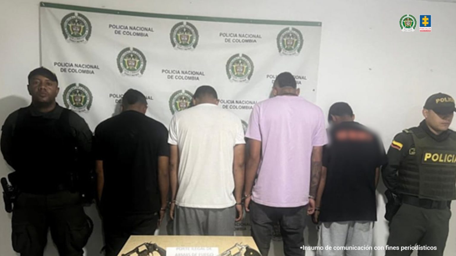 Judicializados cinco hombres que habrían incurrido en delitos contra la vida en Valle del Cauca