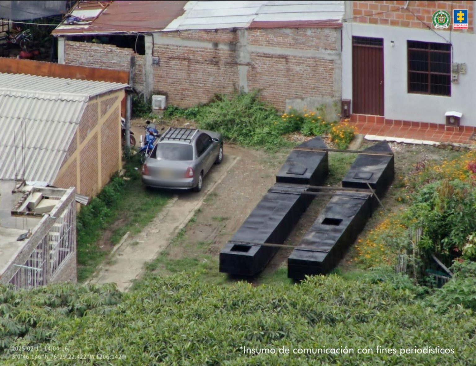 Judicializados presuntos responsables de almacenar un semisumergible en construcción en Cauca