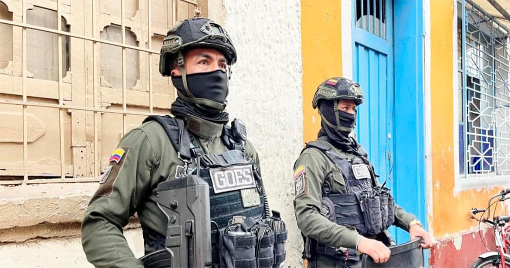 Cuatro capturados y dos granadas incautadas dejó operativo en Bogotá