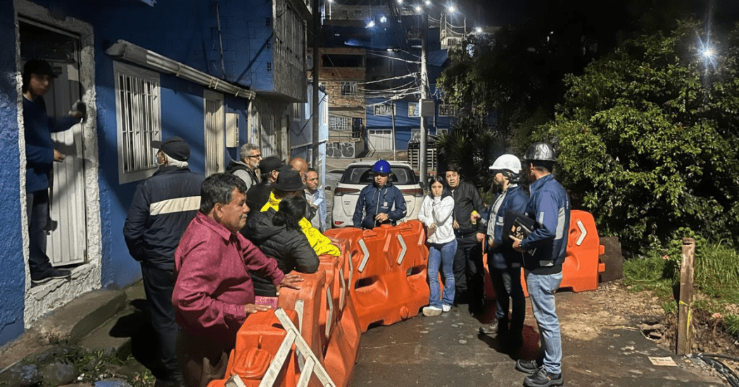 IDIGER acompañó a población afectada por remoción en masa en Ciudad Bolívar