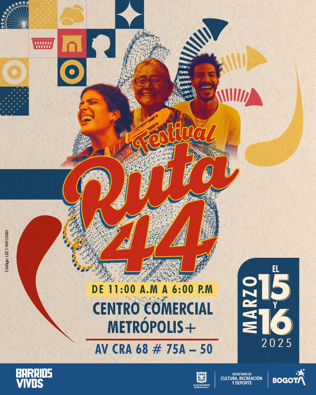 Festival Ruta 44 celebra la cultura y la comunidad en la localidad de Barrios Unidos