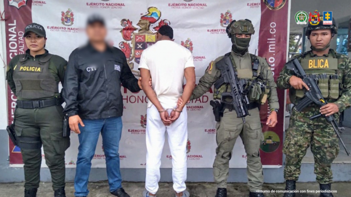 Alias Jan, presunto integrante de la ‘Jaime Martínez’, fue capturado en Cauca para cumplir una condena en su contra.