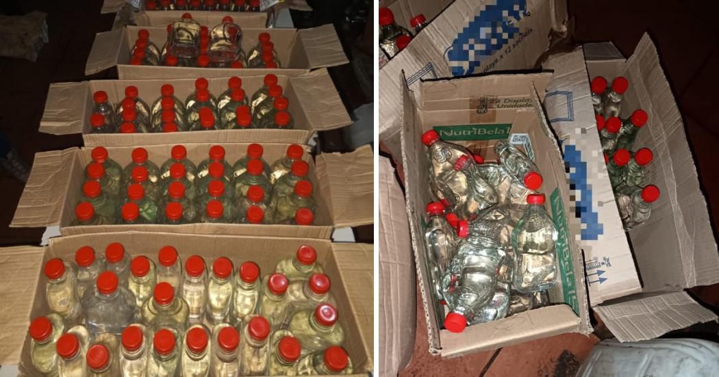 Operativo seguridad deja 150 botellas de licor adulterado incautadas en Kennedy