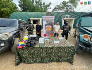 Judicializados presuntos integrantes de las disidencias de las Farc por porte de armas de uso restringido.