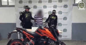 Capturado hombre tras hurtar moto en Bogotá: llevaba un mes fuera de la cárcel.