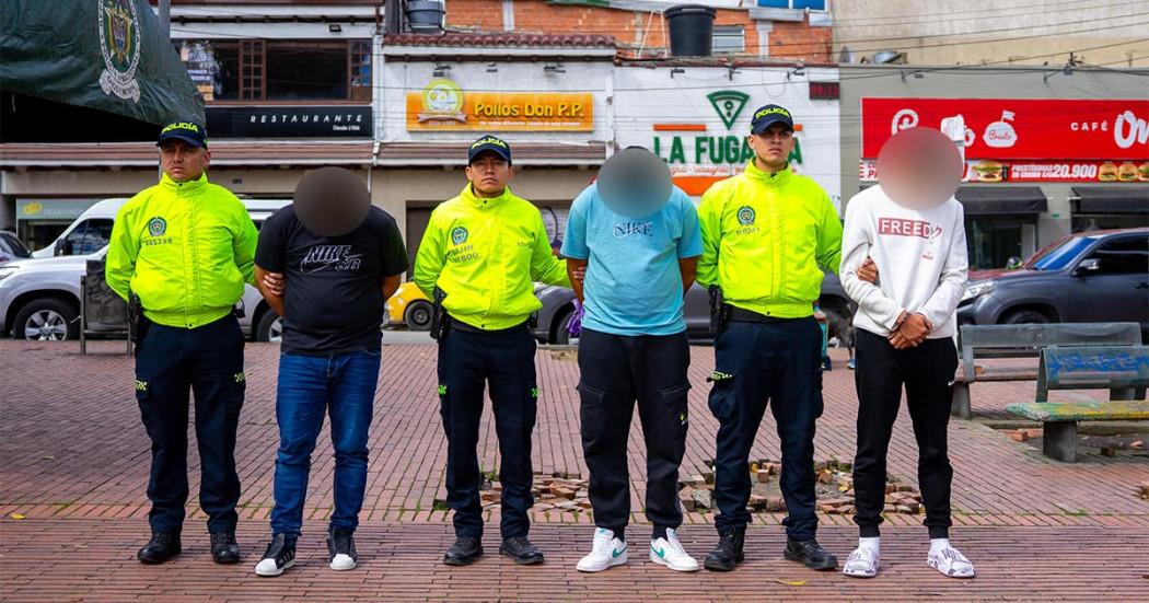 Cayeron ‘Los Rule’ por hurto a personas bajo la modalidad de atraco en Bogotá.