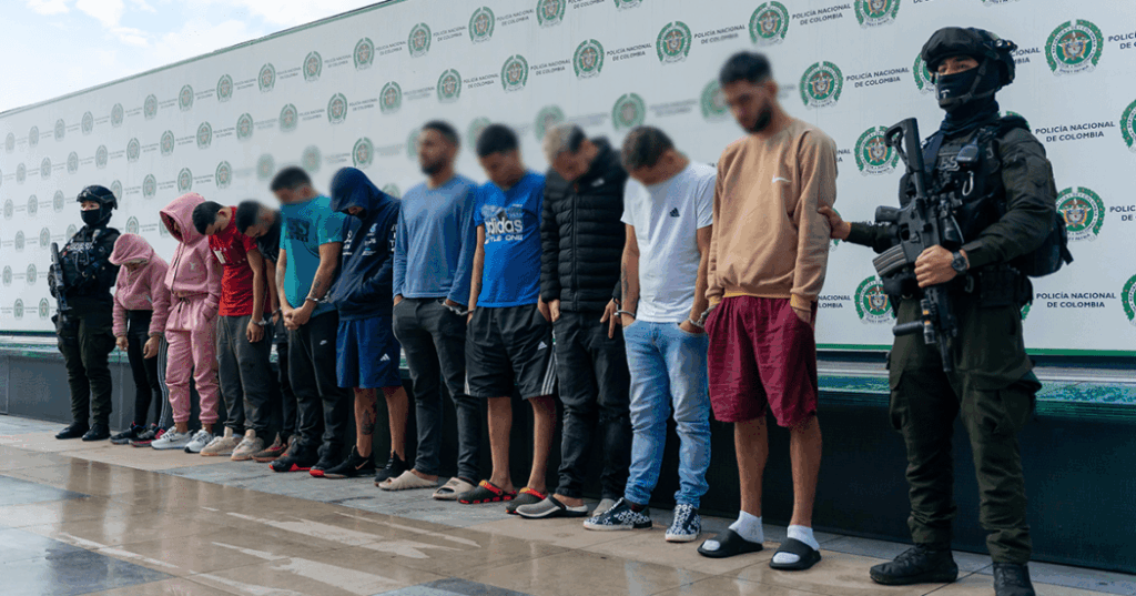 Captura de 11 personas del Tren de Aragua: se dedicaban al multicrimen en Bogotá.