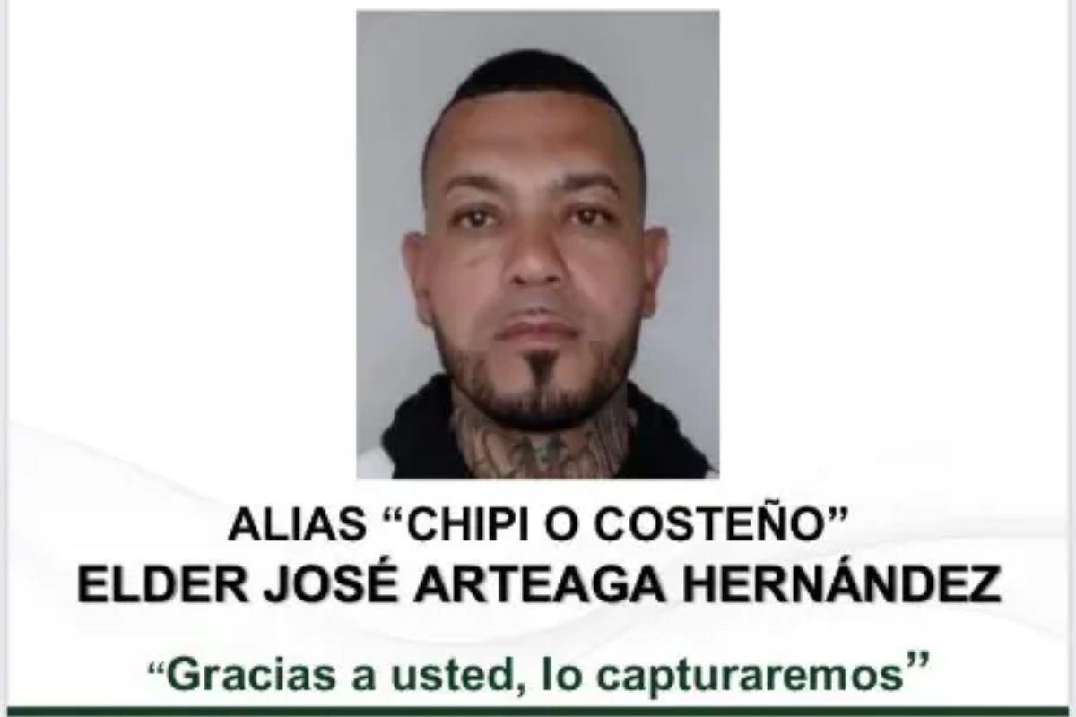 Revelan fotografía de alias ‘Chipi’ o ‘Costeño’; coordinador del atentado a Miguel Uribe 