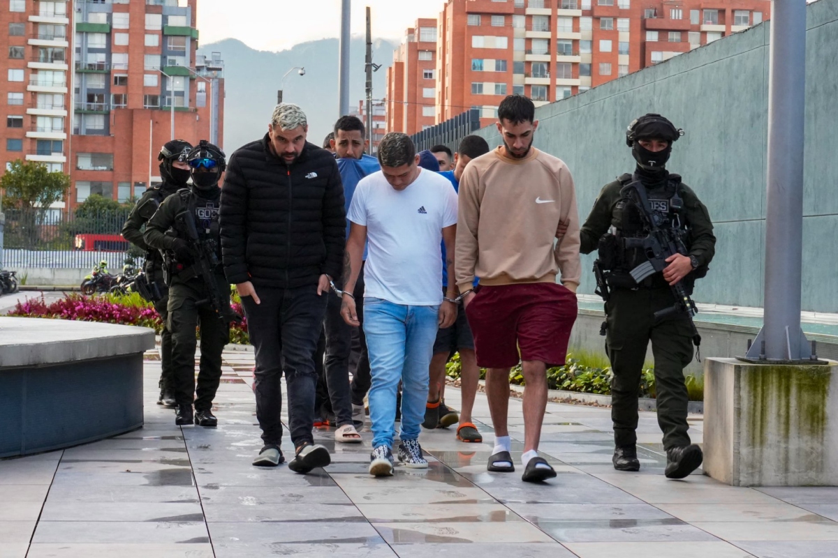 Policía capturó a 11 integrantes del Tren de Aragua en Bogotá - Foto: Policía de Bogotá