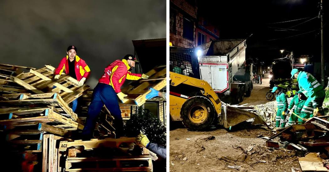 38 toneladas de residuos retirados en operativo de espacio público en Kennedy