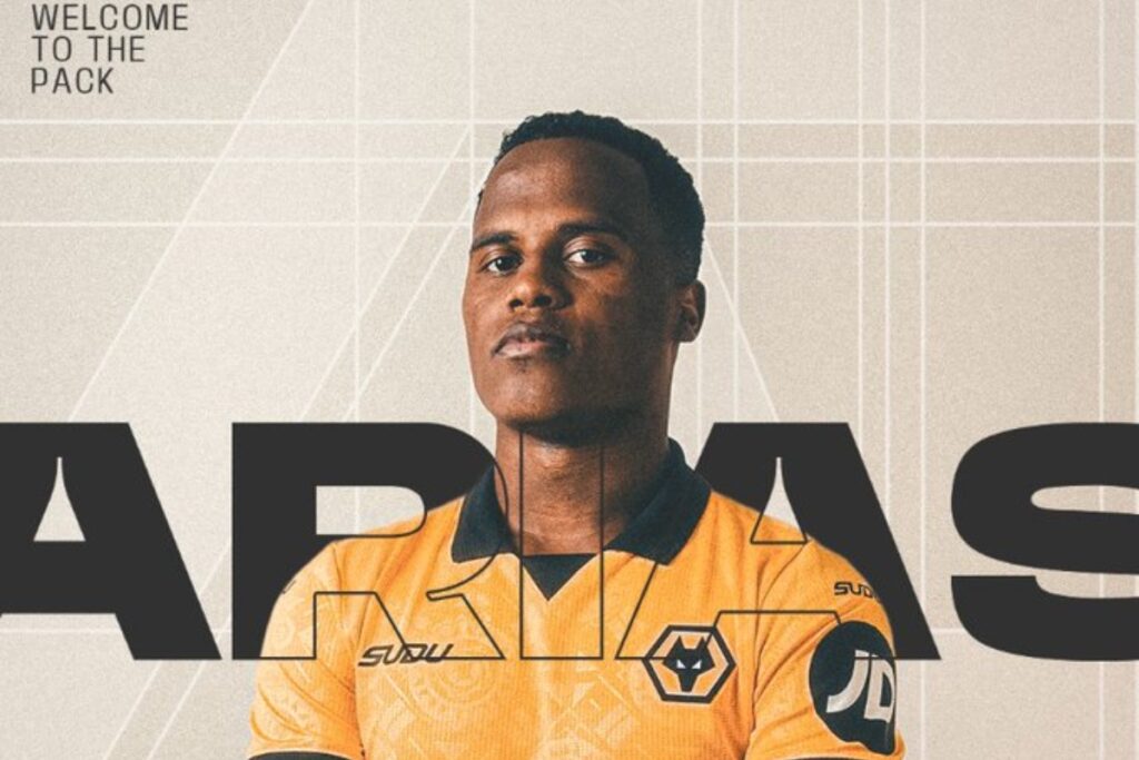 Wolverhampton presentó a Jhon Arias como nuevo refuerzo - Foto: @Wolves