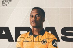 Wolverhampton presentó a Jhon Arias como nuevo refuerzo - Foto: @Wolves
