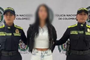 Alias 'La Cachaca' fue capturada en el sur de Bogotá - Foto: Policía Nacional
