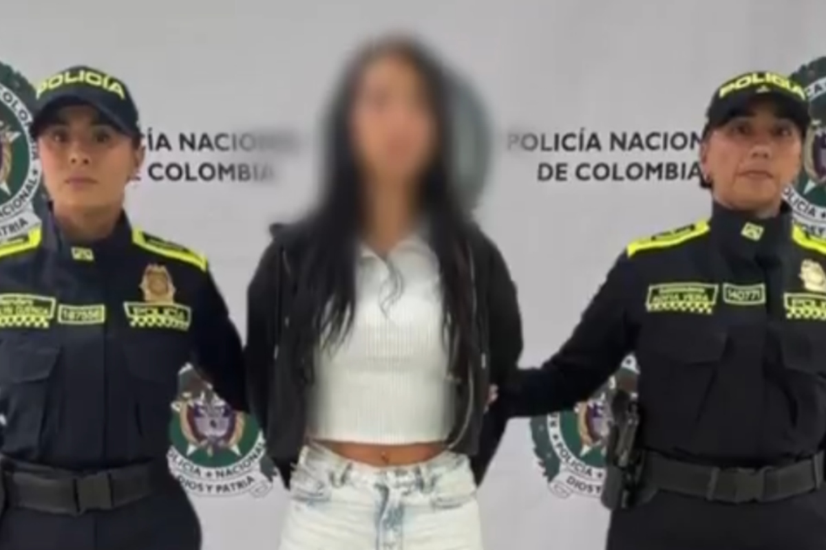 Alias 'La Cachaca' fue capturada en el sur de Bogotá - Foto: Policía Nacional