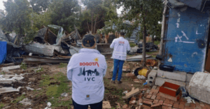 Distrito desmantela asentamiento ilegal en zona ambiental del Canal Fucha.